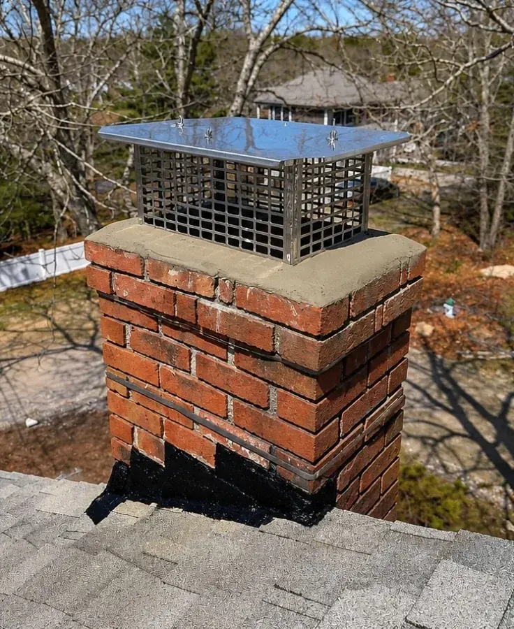 Chimney and vent services project after service