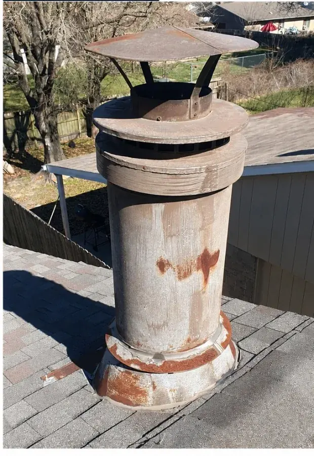 Chimney refresh in Stamford, before